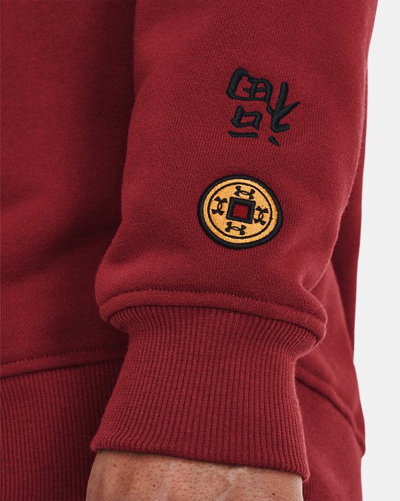 Men's UA Terry Lunar New Year Crew in Red image number 4